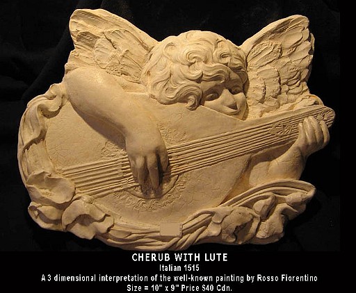 Cherub with Lute